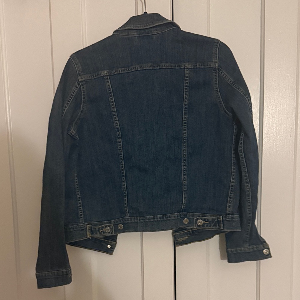Levi's Dark Blue Denim Jacket - Picture 3 of 4